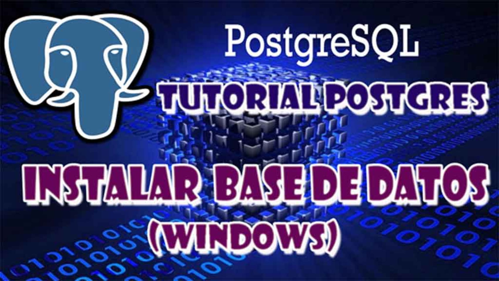 Instalar Postgres en Windows